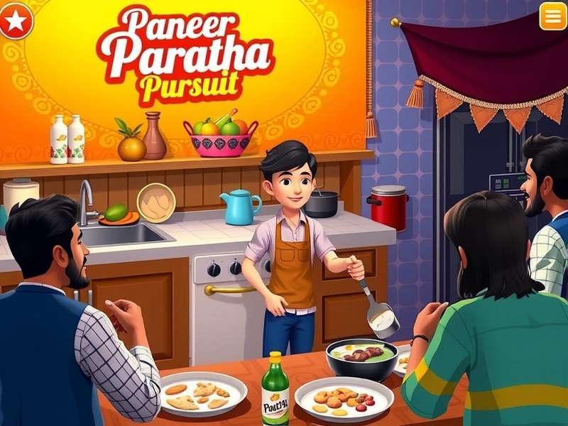 Paneer Paratha Pursuit community event with players